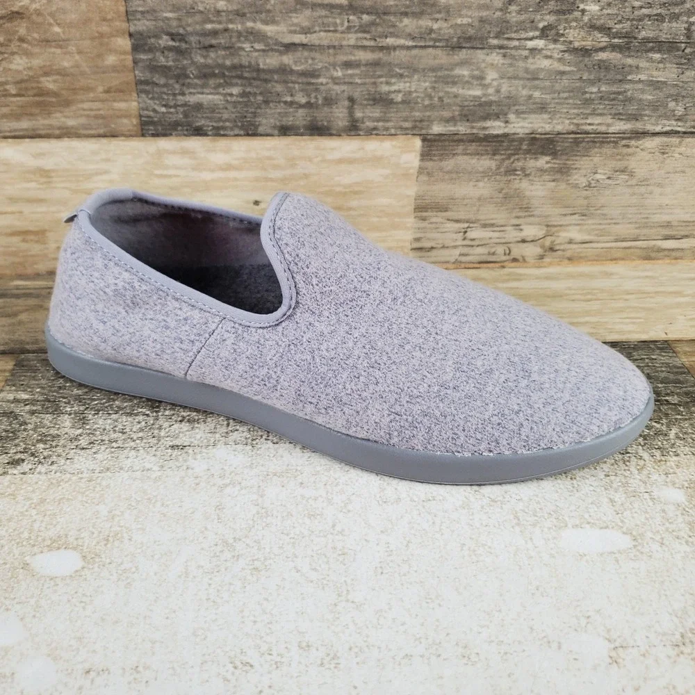 Allbirds Wool Lounger Mens Shoes Sz 9 Athletic Gray Slip On Sneakers Loafers